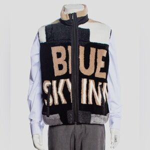 BLUE SKY INN Graphic Print Vest, medium men size